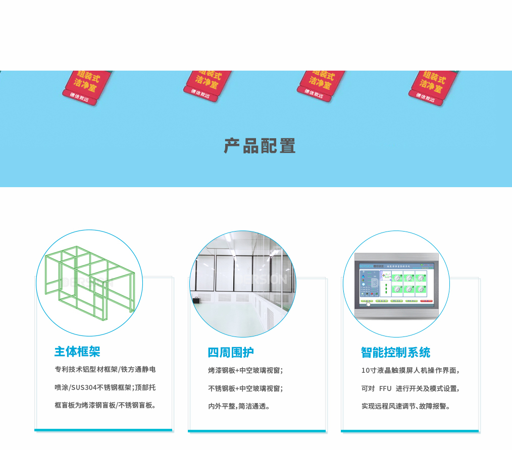 組裝式潔凈室配置